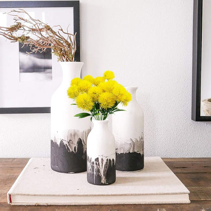 Dandelion Artificial Flowers, Artificial Flowers for Decoration Fake Plants Bouquet Plastic Flowers for Home Decoration Wedding Decor Flower Arrangment Green
