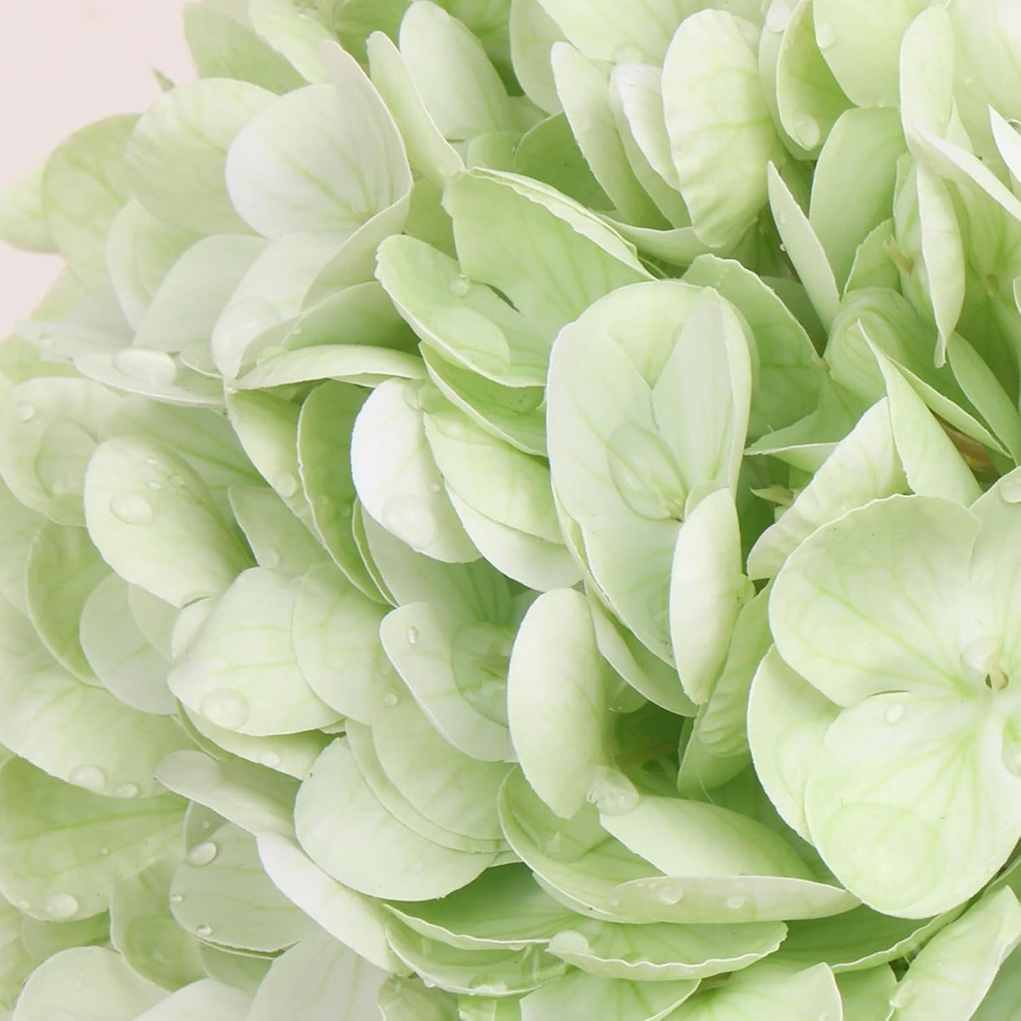 40pcs Artificial Hydrangea Silk Flower Heads with Stems, Fake Flowers for Wedding Centerpiece Home Garden Party Decoration (Blue)