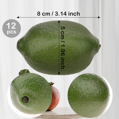 6pcs Artificial Peach Decoration Fake Nectarine Fruit Display Faux Lifelike Fruits Ornament Home Party Kitchen Christmas