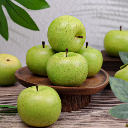 6pcs Artificial Peach Decoration Fake Nectarine Fruit Display Faux Lifelike Fruits Ornament Home Party Kitchen Christmas