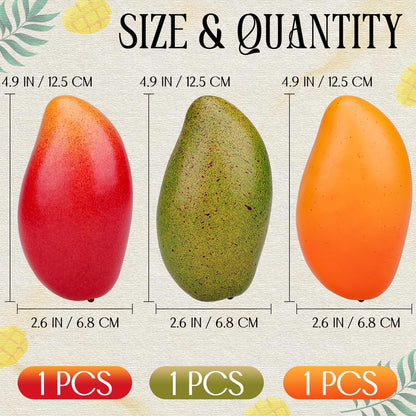6pcs Artificial Peach Decoration Fake Nectarine Fruit Display Faux Lifelike Fruits Ornament Home Party Kitchen Christmas