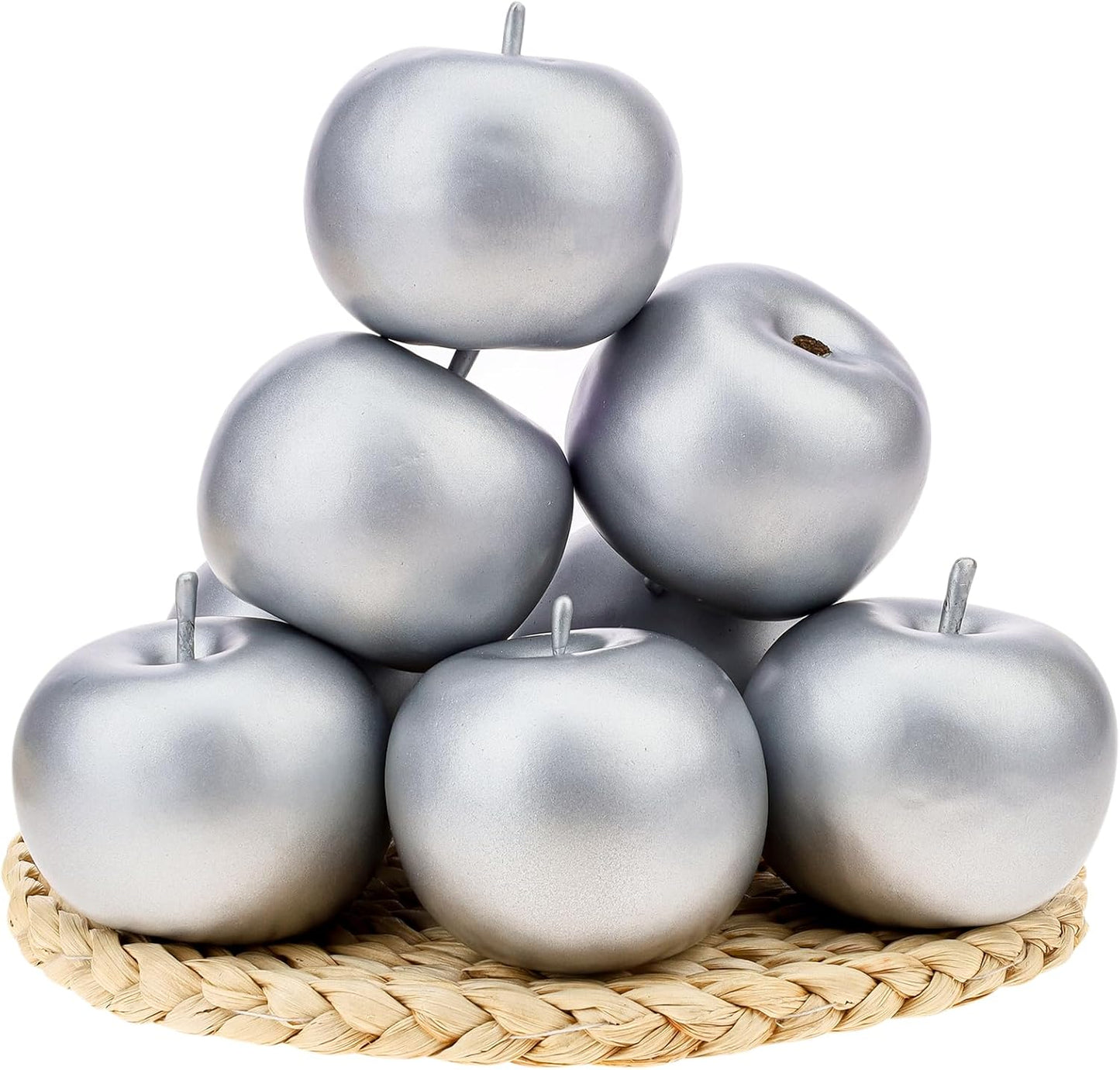6pcs Artificial Peach Decoration Fake Nectarine Fruit Display Faux Lifelike Fruits Ornament Home Party Kitchen Christmas
