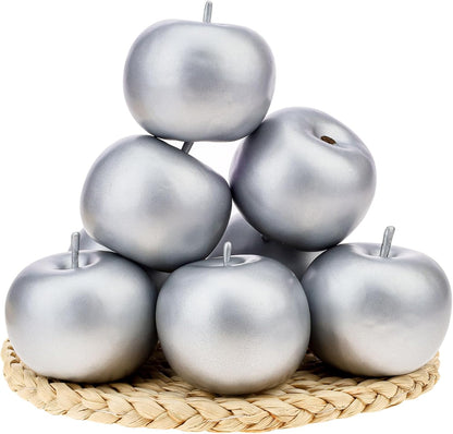 6pcs Artificial Peach Decoration Fake Nectarine Fruit Display Faux Lifelike Fruits Ornament Home Party Kitchen Christmas