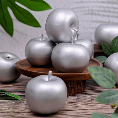 6pcs Artificial Peach Decoration Fake Nectarine Fruit Display Faux Lifelike Fruits Ornament Home Party Kitchen Christmas