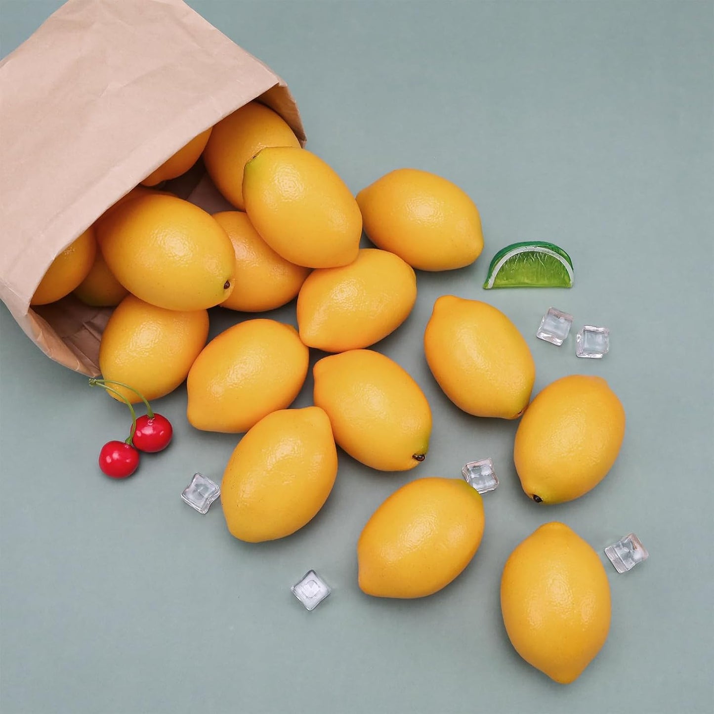 6pcs Artificial Peach Decoration Fake Nectarine Fruit Display Faux Lifelike Fruits Ornament Home Party Kitchen Christmas