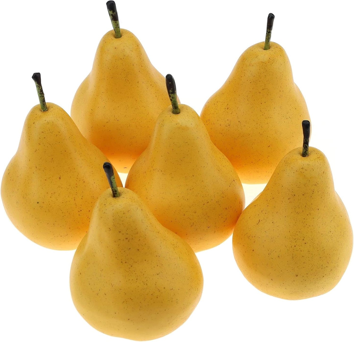 6pcs Artificial Peach Decoration Fake Nectarine Fruit Display Faux Lifelike Fruits Ornament Home Party Kitchen Christmas