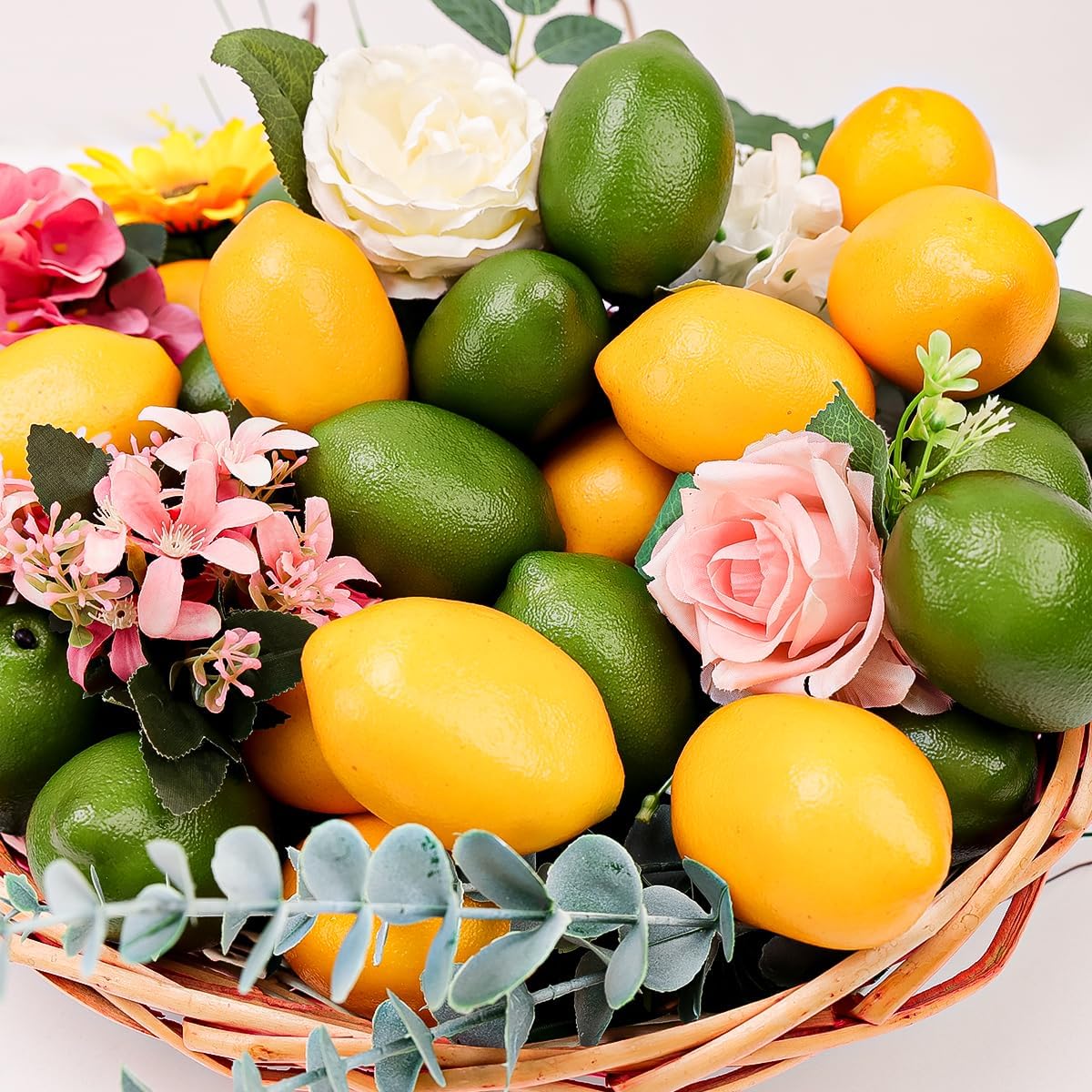 6pcs Artificial Peach Decoration Fake Nectarine Fruit Display Faux Lifelike Fruits Ornament Home Party Kitchen Christmas