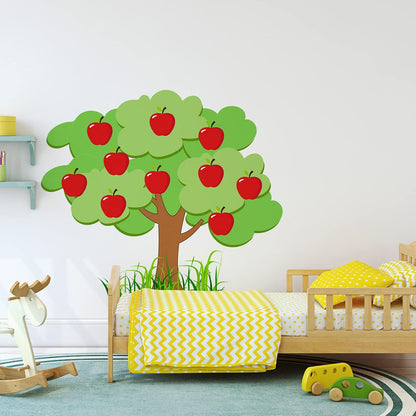 Apple Tree Bulletin Board Fall Cutout Classroom Church, Red
