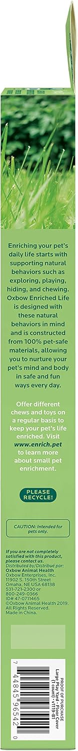 Oxbow Play Yard Floor Cover, Guinea Pig Cage Liner, Leakproof, 39 x 35 in