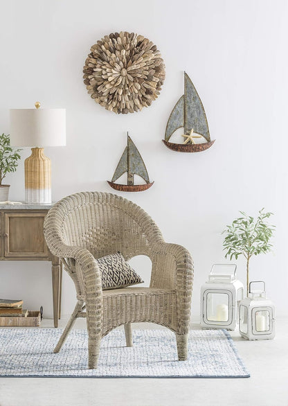 Round Driftwood Wall Décor