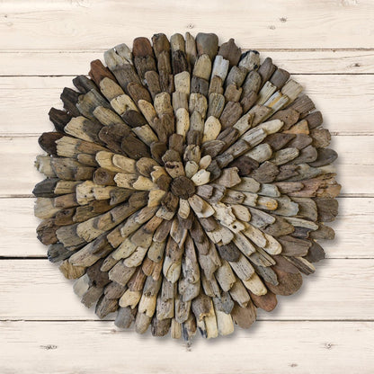 Round Driftwood Wall Décor