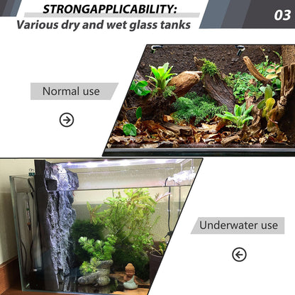 17.7x11.8in Rock Terrarium Background,3D Reptile Tank Background Board,Amphibian Stereo Backdrop Wall,Lizard Snake Gecko Spider Fish pet silo Background Decorative Panel(Paleyellow)
