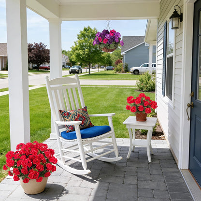 Artificial Geranium Flowers for Outdoors Fall Decoration