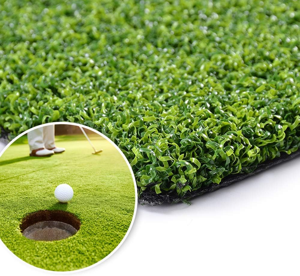 Pro Putting Green Golf Artificial Grass Turf - Indoor Outdoor Golf Training Mat, Synthetic Fake Grass for Baseball Football Gym Sports