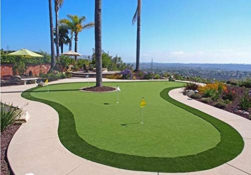 Pro Putting Green Golf Artificial Grass Turf - Indoor Outdoor Golf Training Mat, Synthetic Fake Grass for Baseball Football Gym Sports