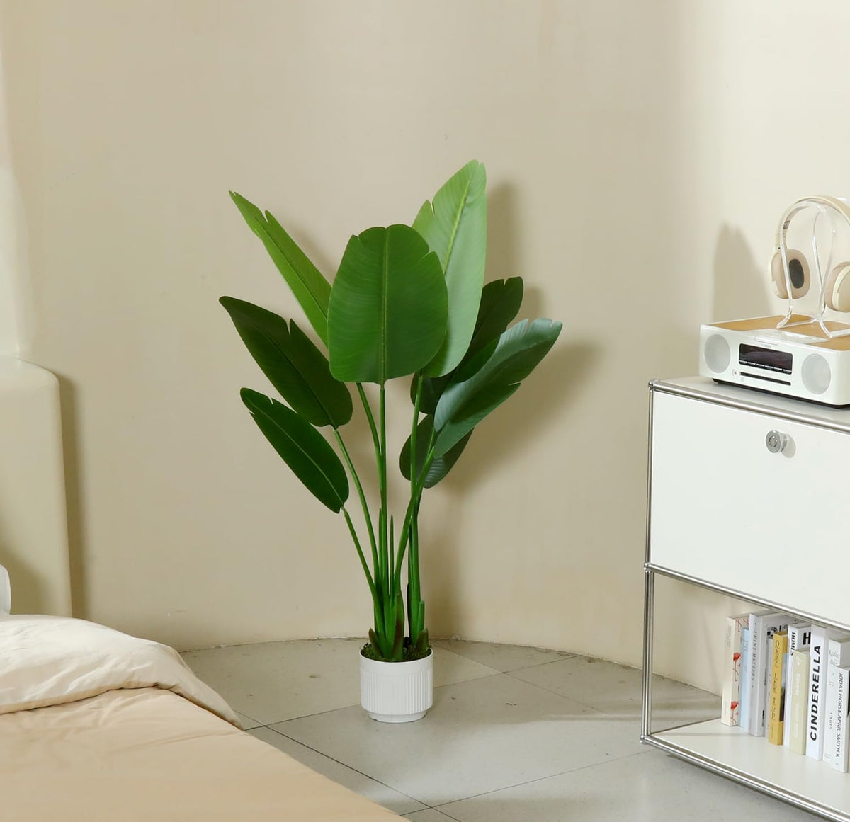 Bird of Paradise Plant Artificial 6ft,Faux Plants Indoor Tall with 12 Trunks - The Perfect Indoor Silk Floor Plant for Home Decor in Living Room, Office, and Bedroom (6FT Bird of Paradise)