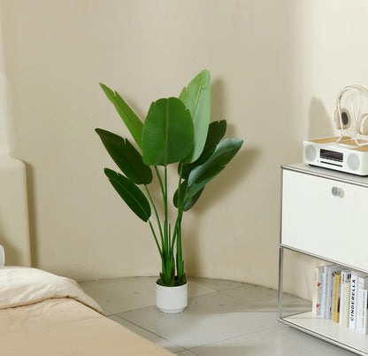 Bird of Paradise Plant Artificial 6ft,Faux Plants Indoor Tall with 12 Trunks - The Perfect Indoor Silk Floor Plant for Home Decor in Living Room, Office, and Bedroom (6FT Bird of Paradise)