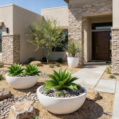 Agave Plant Artificial Faux Cactus Plants Indoor 13.7" Succulents Outdoor | UV Resistan Spiked Artificial Outdoor Plants for Planters Patio Office Table Farmhouse Home Decor