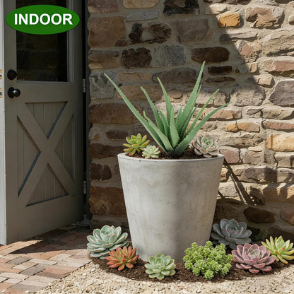 Agave Plant Artificial Faux Cactus Plants Indoor 13.7" Succulents Outdoor | UV Resistan Spiked Artificial Outdoor Plants for Planters Patio Office Table Farmhouse Home Decor