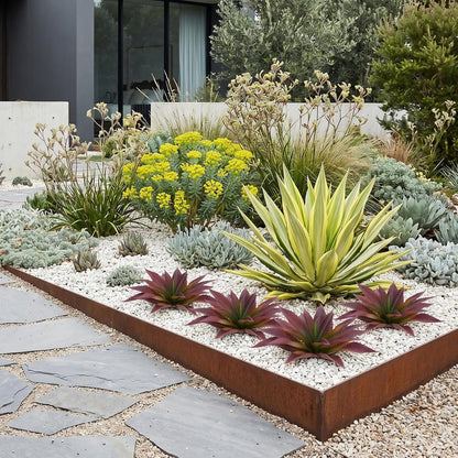 Agave Plant Artificial Faux Cactus Plants Indoor 13.7" Succulents Outdoor | UV Resistan Spiked Artificial Outdoor Plants for Planters Patio Office Table Farmhouse Home Decor