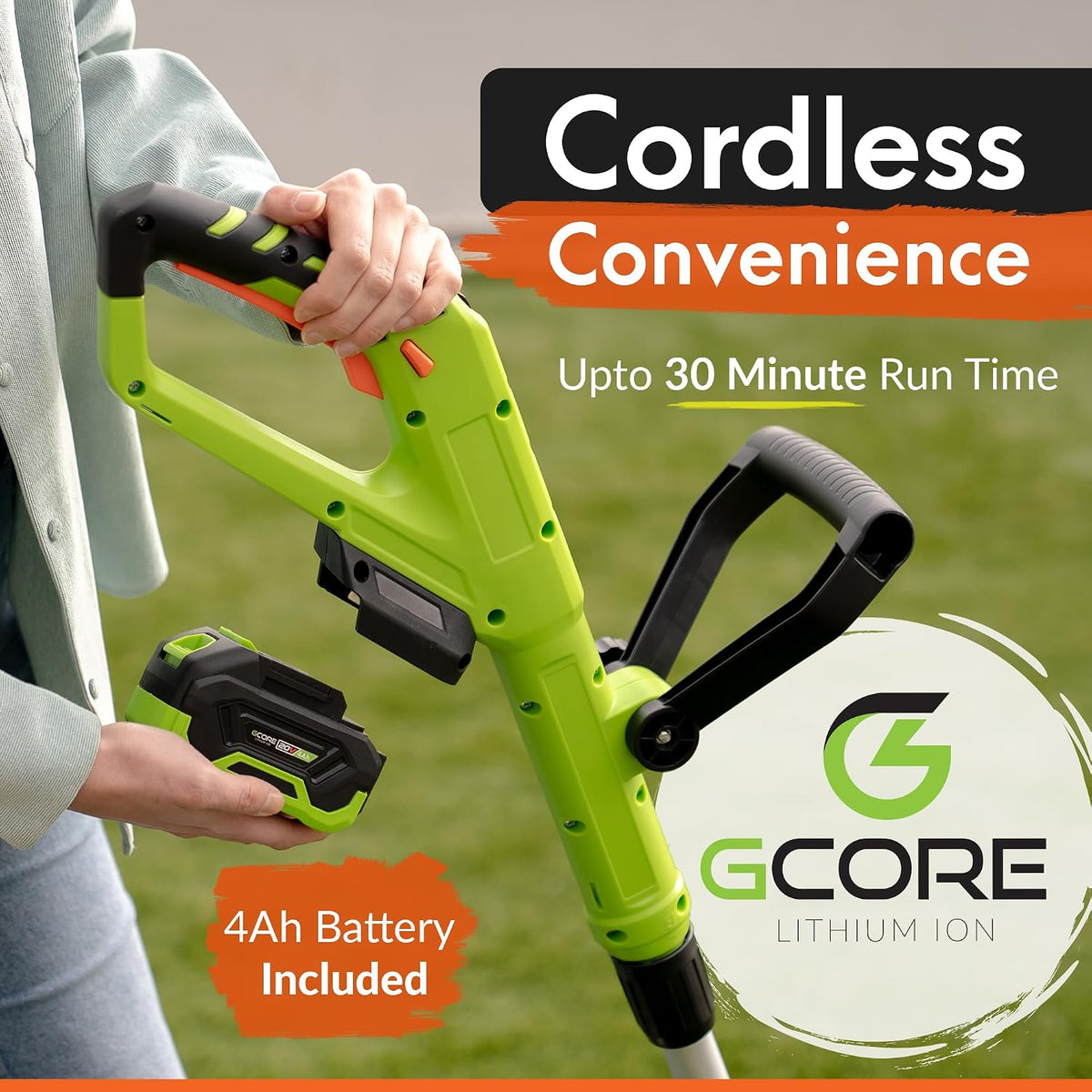 Reviver Volt | Cordless Artificial Grass Power Brush, Lightweight Turf Cleaner, Restores Flattened Grass Fibres, Lifts Dirt, Debris & Pet Hair