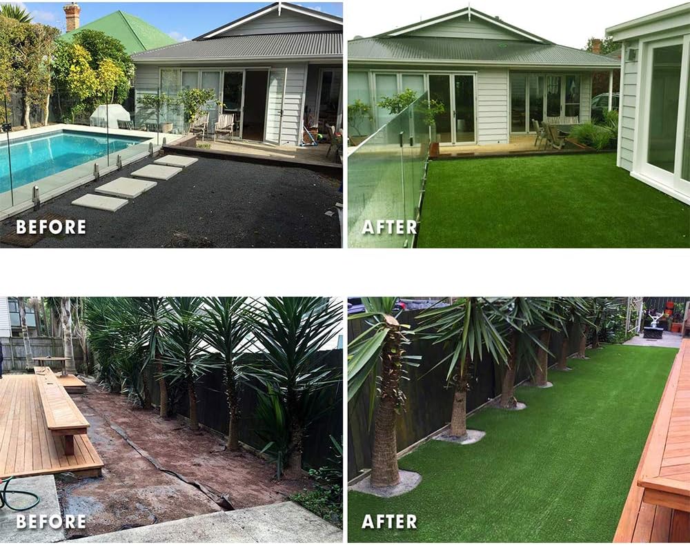 4 FT X 13 FT Synthetic Artificial Grass Turf for Garden Backyard