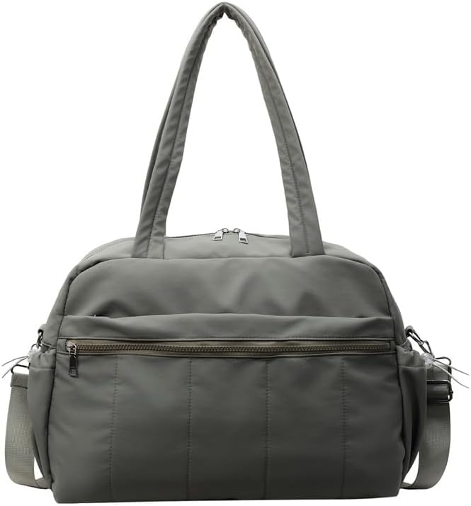 Gym Bag Sport Duffel Overnight Weekender Travel Bag with wet pocket and shoe pocket M06 Neon Yellow