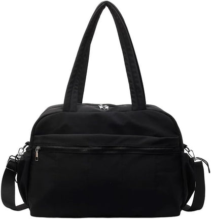 Gym Bag Sport Duffel Overnight Weekender Travel Bag with wet pocket and shoe pocket M06 Neon Yellow