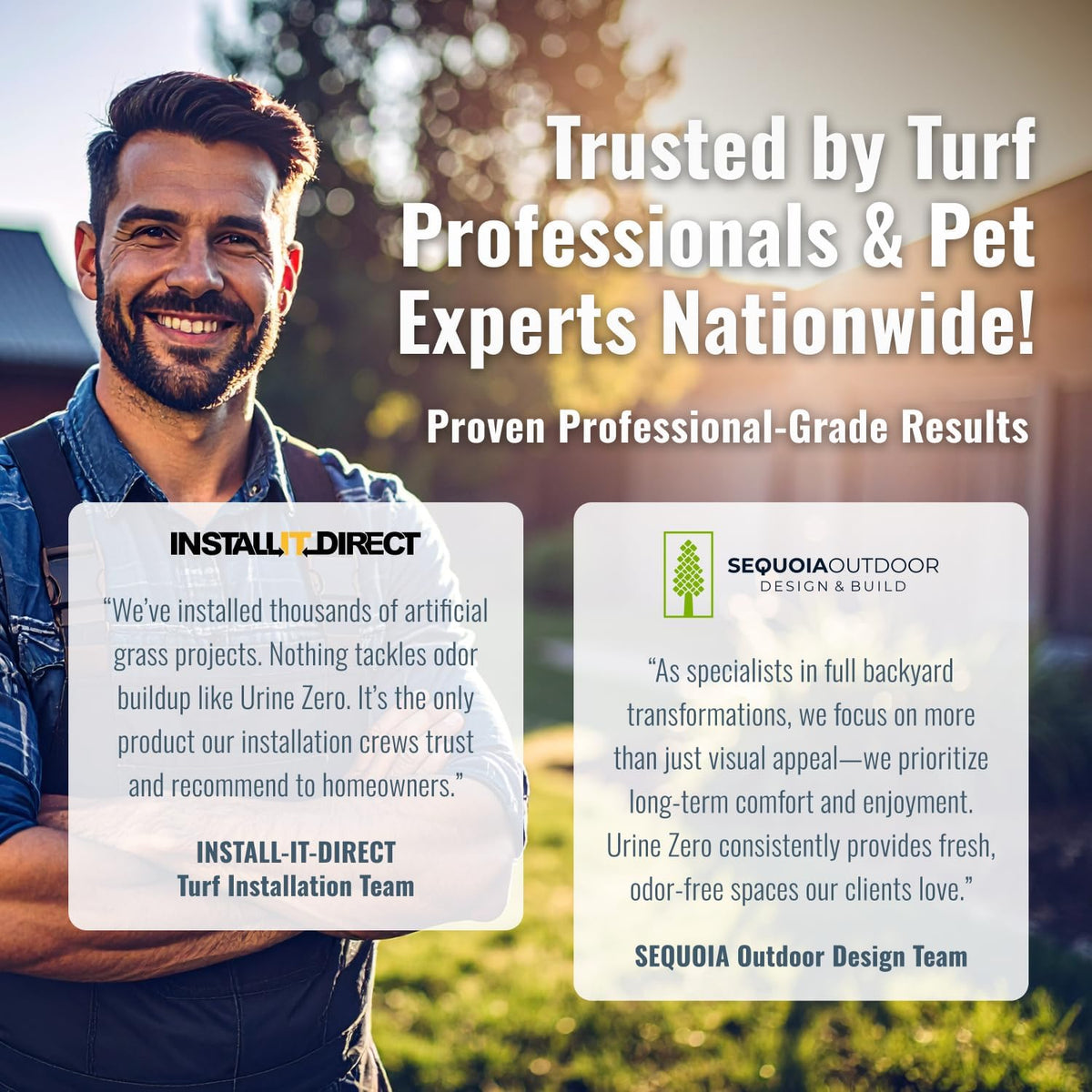 10X Concentrate Pet Urine Odor Eliminator (Makes 10 Gallons) for Artificial Grass/Turf & Outdoor Areas - Bio-Enzyme for Dog & Cat Urine - Kennels, Patios, Carpet - Made in USA