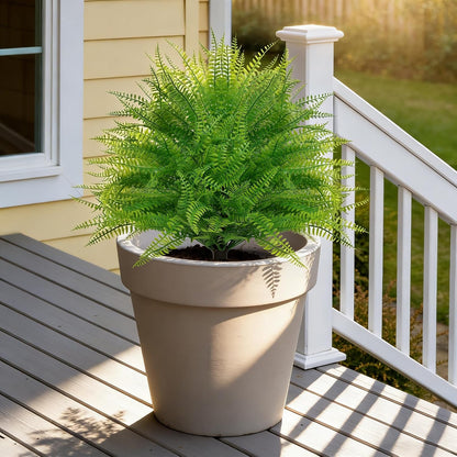 Yangrass 2Pack Artificial Topiary Pink Flower Bushes for Outdoor, 24" (2FT)