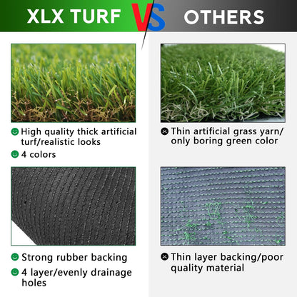 Extra Large Artificial Grass Pad for Dogs Potty - 5 FT X 8 FT Thickness & Pets Friendly Fake Turf Grass for Dog Kennel Outdoor Patio Balcony
