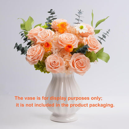 lovenfold Preserved Flowers for Delivery, Purple Rose Bouquets That Last 1-3 Years, Birthday Flowers Gifts for Women Mom Grandma Wife Friends