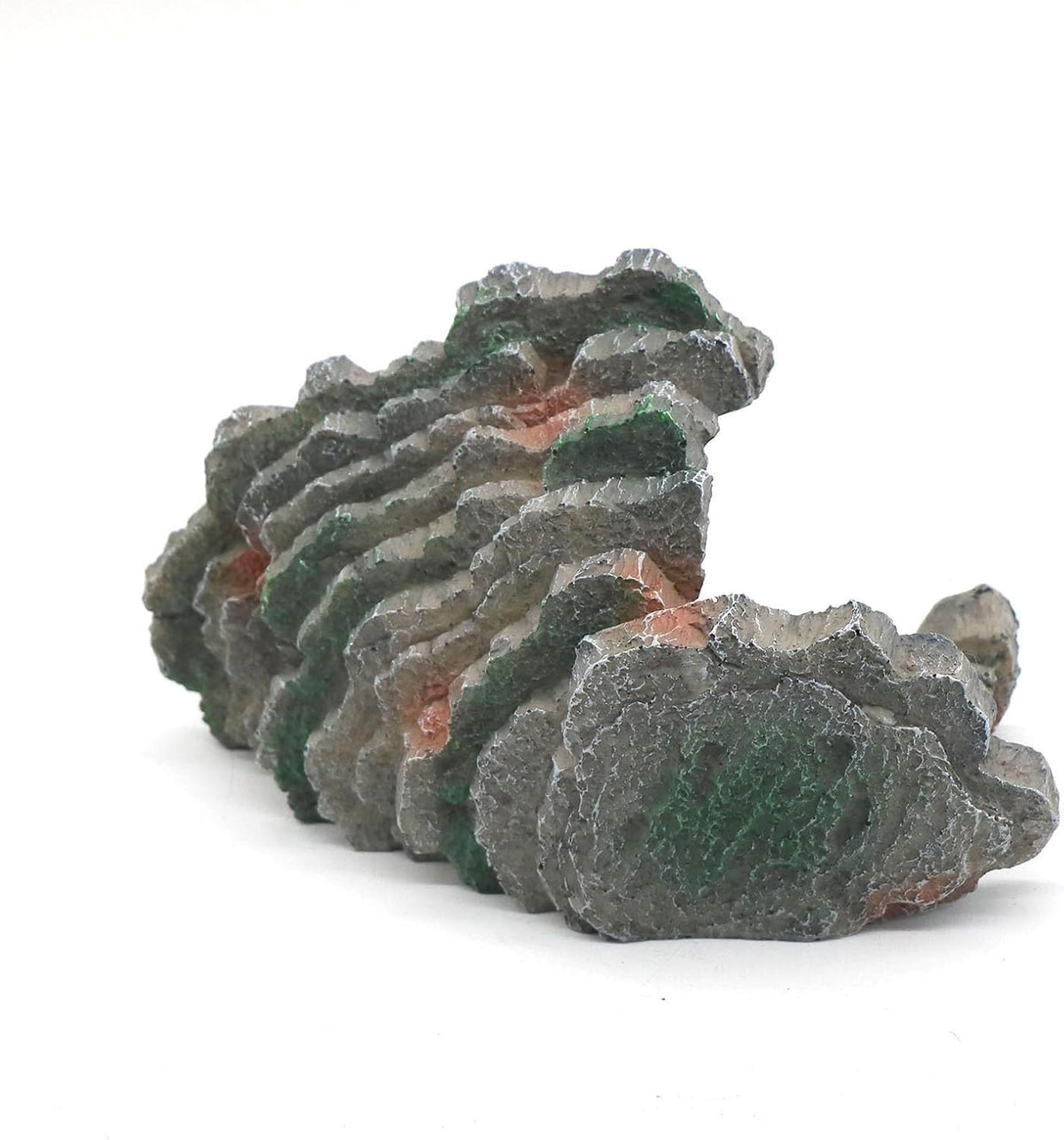Turtle Basking Platform Shale Scape Step Ledge, Reptile Cave Hideout Turtle Tank Accessories Decorations, Great for Reptiles, Amphibians, Leopard Gecko, Bearded Dragons, Lizard, Frogs