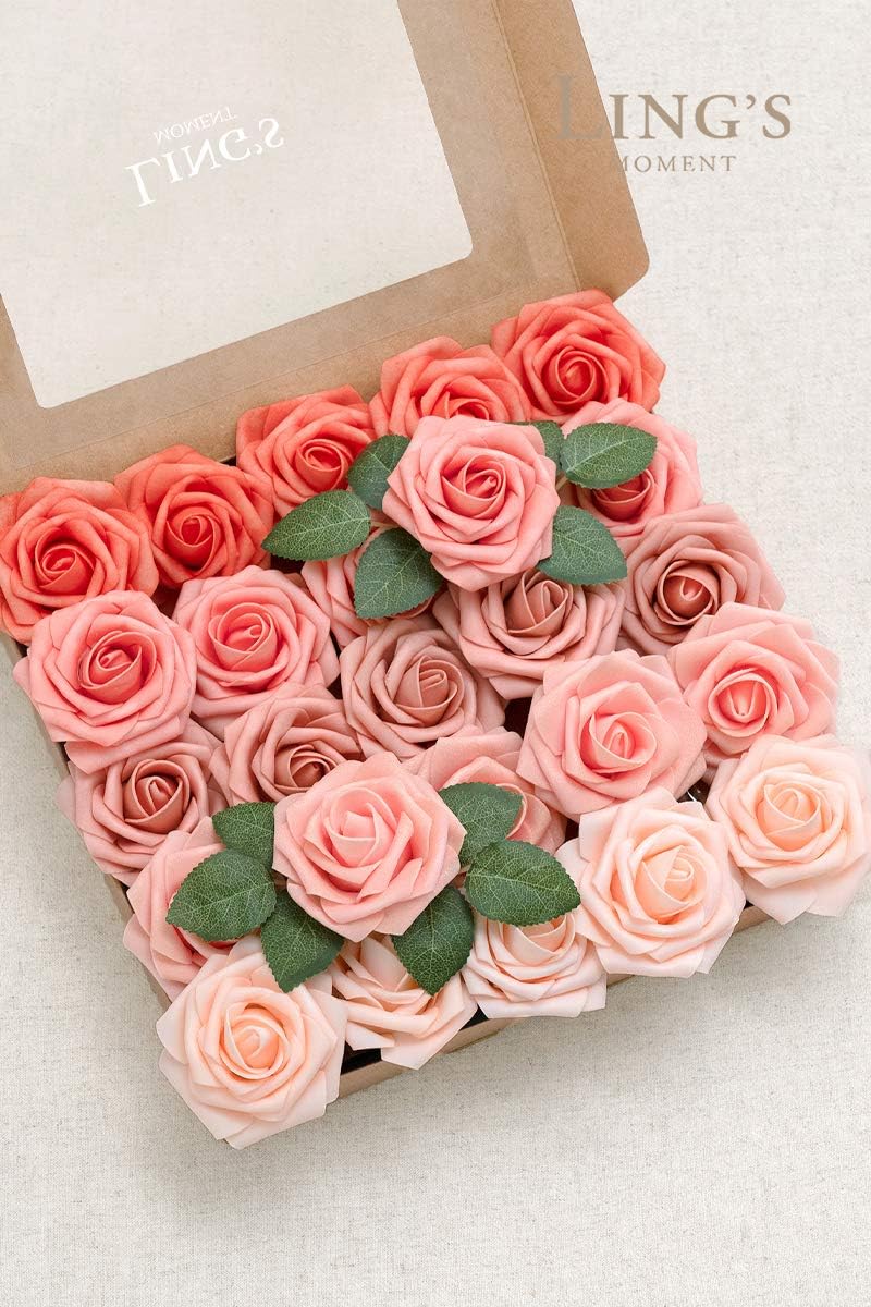 Artificial Flowers, 3" Roses in Emerald Green Shades