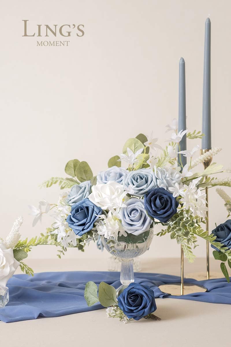 Artificial Flowers, 3" Roses in Emerald Green Shades