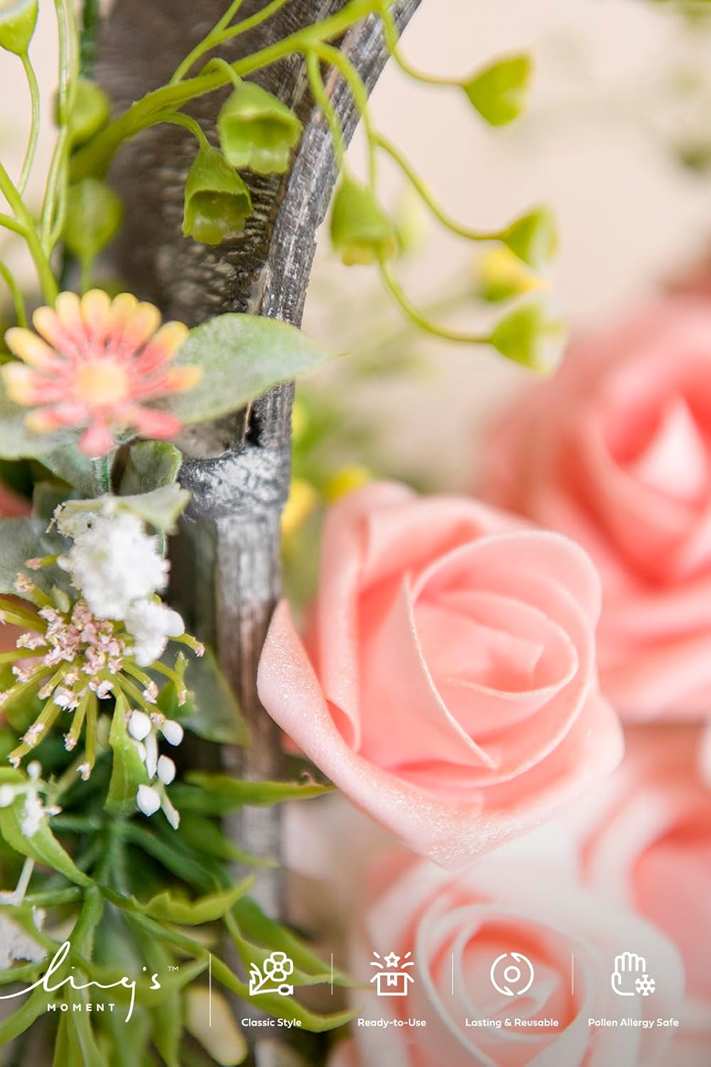 Artificial Flowers, 3" Roses in Emerald Green Shades