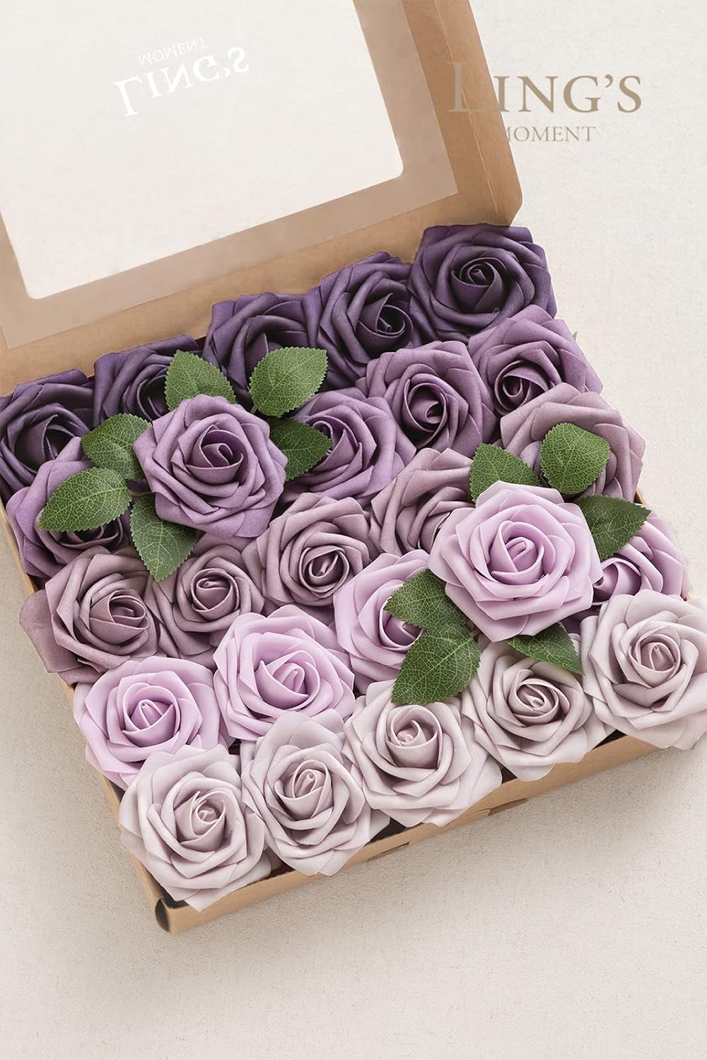 Artificial Flowers, 3" Roses in Emerald Green Shades