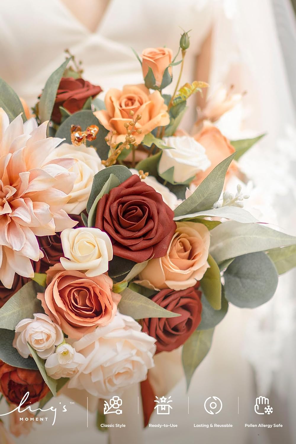 Artificial Flowers, 3" Roses in Emerald Green Shades