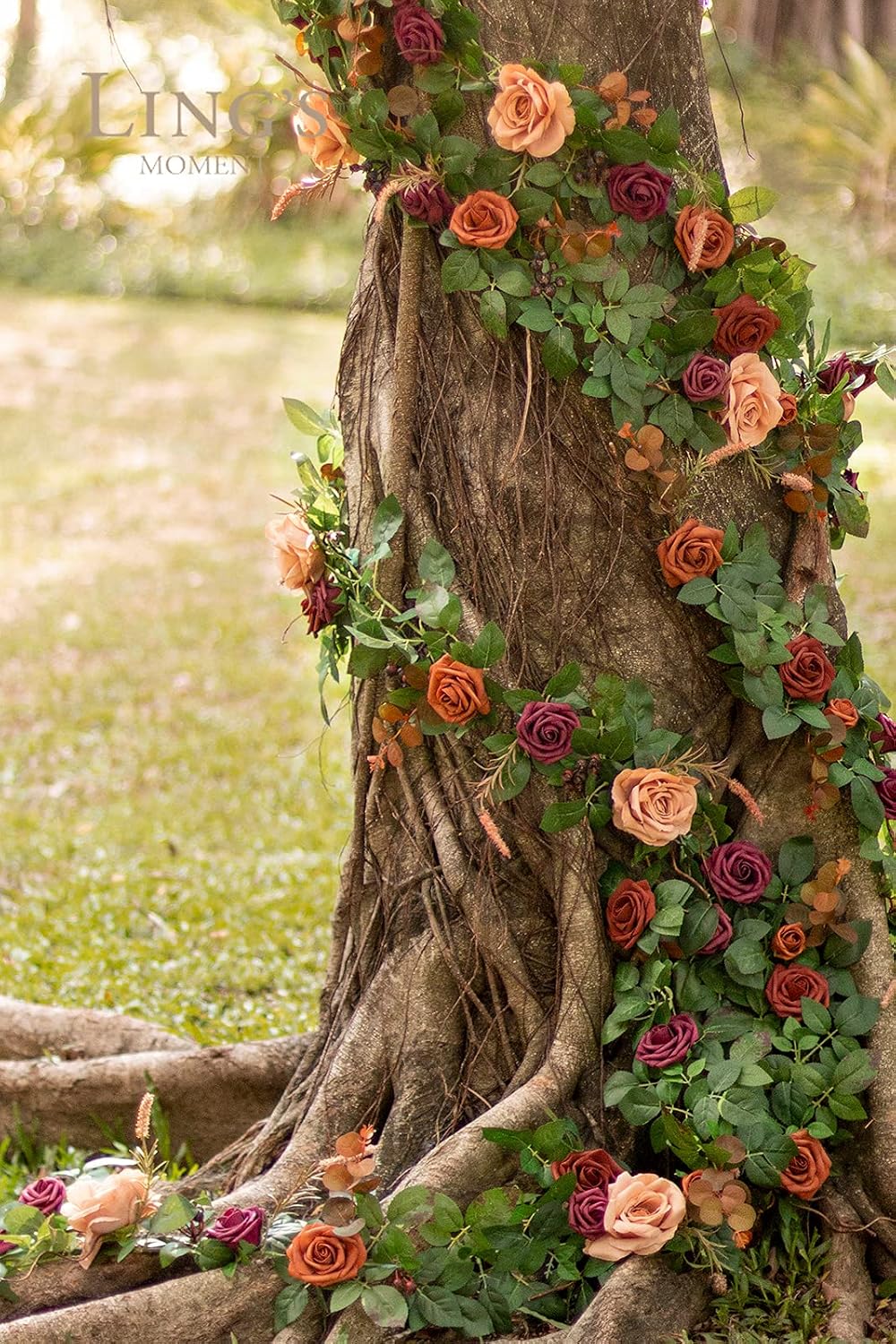 Artificial Flowers, 3" Roses in Emerald Green Shades