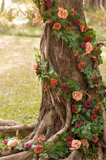 Artificial Flowers, 3" Roses in Emerald Green Shades