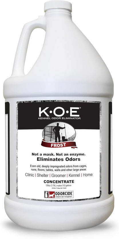 K.O.E. Fresh Scent Odor Eliminator Concentrate – For Strong Odor on Cages, Floor, & More – Non-Enzymatic For Home & Dog Kennel – Home & Pet Supplies (1 Gal)
