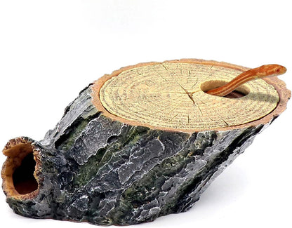 Turtle Basking Platform Shale Scape Step Ledge, Reptile Cave Hideout Turtle Tank Accessories Decorations, Great for Reptiles, Amphibians, Leopard Gecko, Bearded Dragons, Lizard, Frogs