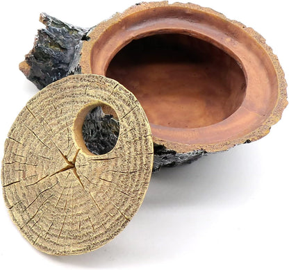 Turtle Basking Platform Shale Scape Step Ledge, Reptile Cave Hideout Turtle Tank Accessories Decorations, Great for Reptiles, Amphibians, Leopard Gecko, Bearded Dragons, Lizard, Frogs
