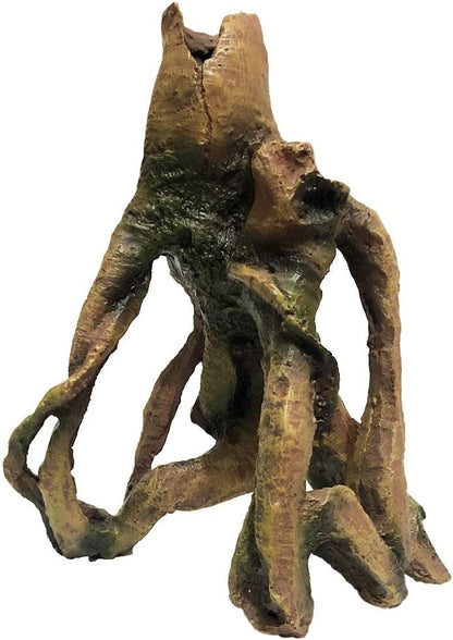 Aquarium Resin Wood Trunk Ornament - Lifelike Driftwood Decor,Betta Fish or Other Pets Can Swim Through The Branches