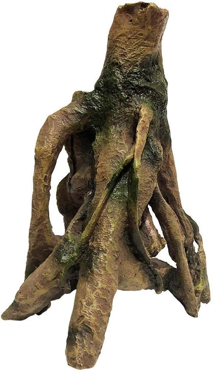 Aquarium Resin Wood Trunk Ornament - Lifelike Driftwood Decor,Betta Fish or Other Pets Can Swim Through The Branches
