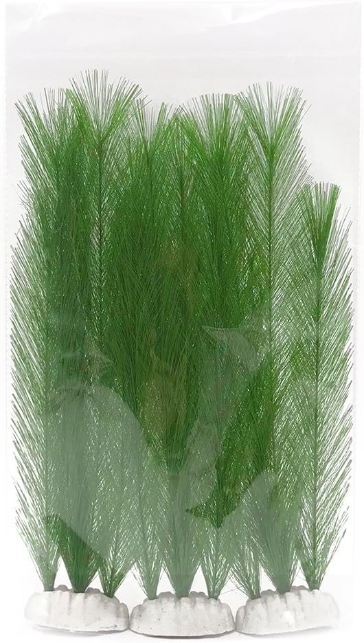 Aquarium Decorations Fish Tank Artificial Green Water Plants Made of Silk Fabrics Plastic