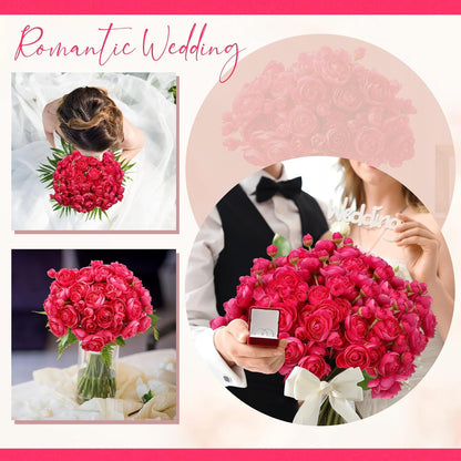 48 Pcs Ranunculus Artificial Flower,Real to Lifelike Peonies Artificial Flower Silk Faux DIY Bouquet for Wedding Bridal Shower Valentine Centerpieces Arrangements Home Decorations(White)