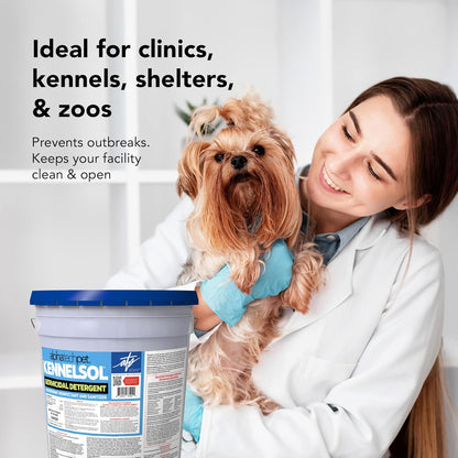 KennelSol Disinfectant & Cleaner for Kennels, 128 fl oz, 1 ct | EPA-Registered, Concentrated Formula, Industrial Germicidal Detergent and Deodorizer for Shelters and Rescue Organizations
