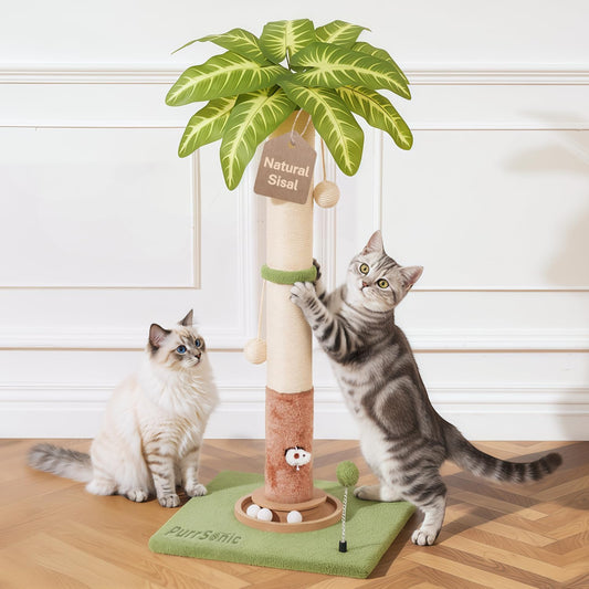 Cat Scratching Post for Indoor Large Kitten Scratch, 35" Tall
