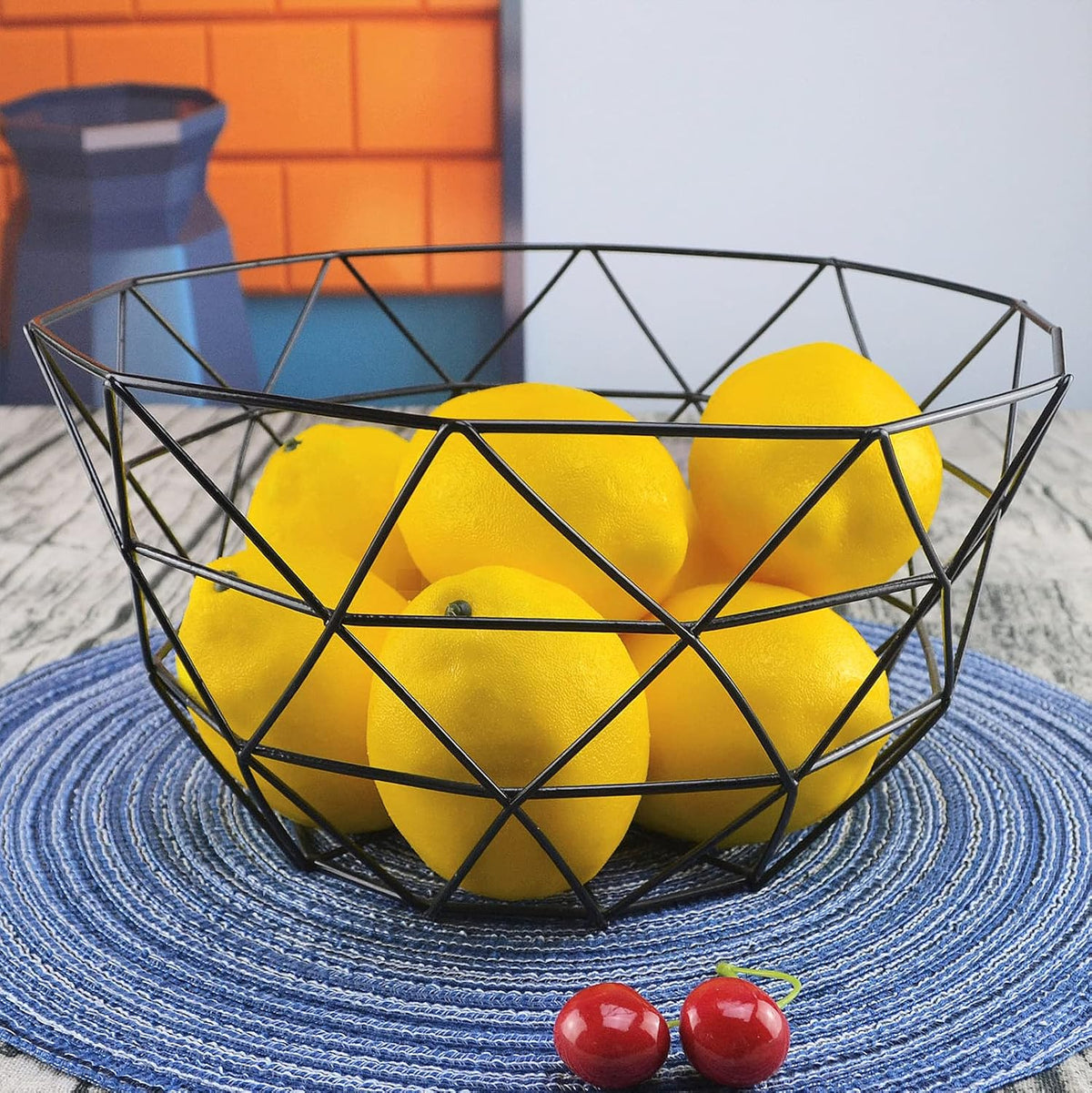 Artificial Lemons Simulation Lifelike Lemons Fake Fruit for Home Kitchen Wedding Party Decoration Photography (Big Size, Yellow)